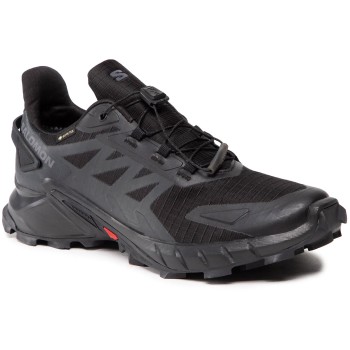 SALOMON Supercross 4 Gore-Tex - Men's Trail Running Shoes - Black/Black/Black SALOMON Supercross 4 Gore-Tex - Men's Trail Running Shoes - Black/Black/Black