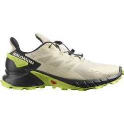 SALOMON Supercross 4 - Men's Trail Running Shoes - Safari/Black/Acid Lime