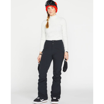 VOLCOM Battle Stretch High Rise - Women's Snow Pants - Black