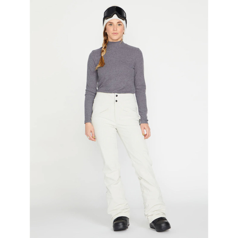 VOLCOM Battle Stretch High Rise - Women's Snow Pants - Off White