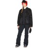 VOLCOM Battle Stretch High Rise - Γυναικείο παντελόνι Snow - Black