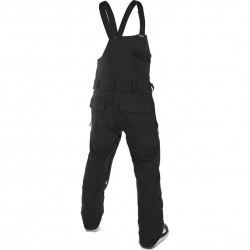 VOLCOM Roan Rib Overall - Ανδρικό παντελόνι Snow - Black