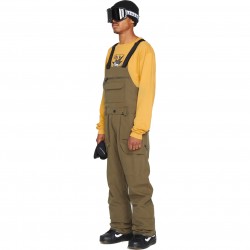 VOLCOM Roan Rib Overall - Ανδρικό παντελόνι Snow - Dark Teal