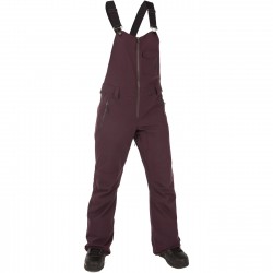 VOLCOM Swift Bib Overall - Γυναικείο παντελόνι snow - Black Plum