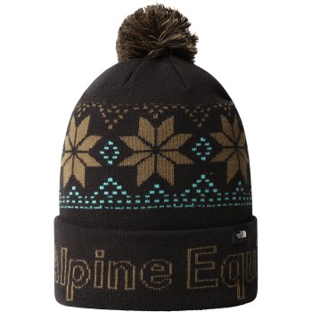 THE NORTH FACE Ski Tuke Beanie - TNF Black/Military Olive THE NORTH FACE Ski Tuke Beanie - TNF Black/Military Olive