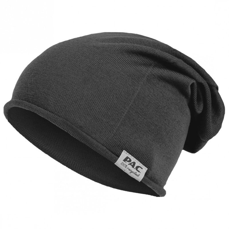 P.A.C. Nature Merin -100% Recycled Merino Beanie - Black