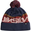 QUIKSILVER Summit Fold-Over Fleece Beanie -Ruby Wine