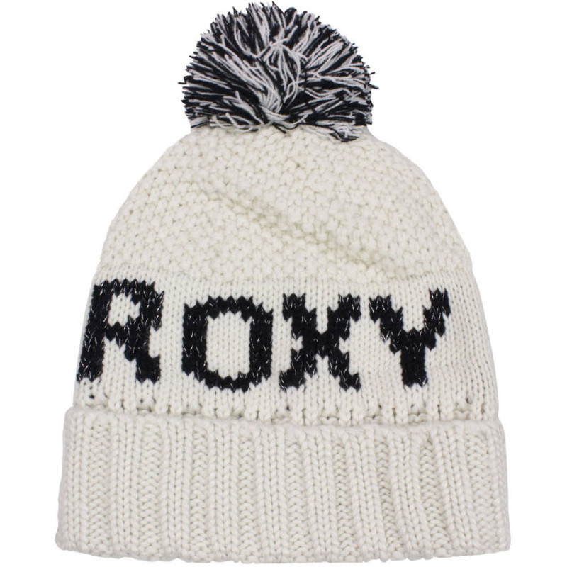 ROXY Tonic - Pom-Pom Beanie for Women - Egret