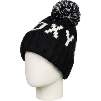 ROXY Tonic - Pom-Pom Beanie for Women - True Black