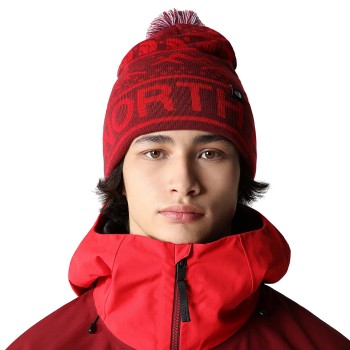 THE NORTH FACE Ski Tuke Beanie - Cordovan-Horizon Red THE NORTH FACE Ski Tuke Beanie - Cordovan-Horizon Red