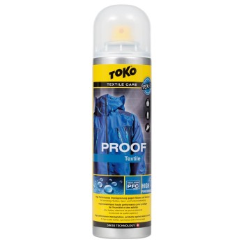 TOKO Textile Proof 250ml - Spray αδιαβροχοποίησης για υψηλής ποιότητας προστατευτικά ρούχα TOKO Textile Proof 250ml - Spray αδιαβροχοποίησης για υψηλής ποιότητας προστατευτικά ρούχα