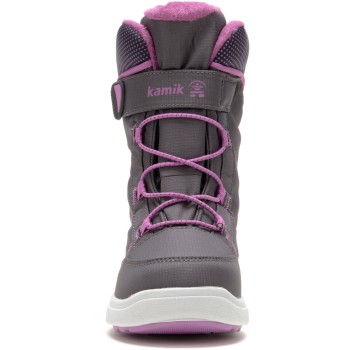 Kamik STANCE 2 - Kid's Winter boots - Charcoal/Orchid