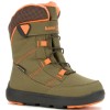 Kamik STANCE 2 - Kid's Winter boots - Olive/Orange