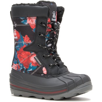 Kamik Surfin - Kids winter boots - Flower