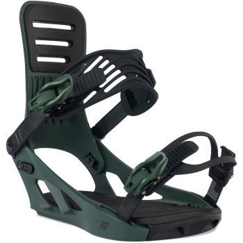 K2 Formula - Deep Green - Men's Snowboard Bindings 
