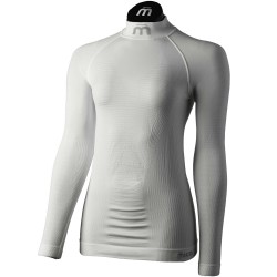 MICO 1856 Warm Control Skintech - Γυναικείο ισοθερμικό long sleeves - White