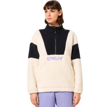 Oakley Tnp Ember Half Zip Rc Fleece - Women Sherpa Fleece - Arctic White