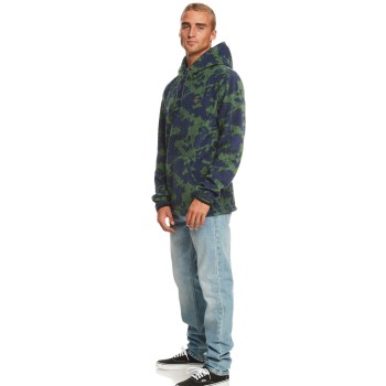 Quiksilver Essentials polar Aop Hood - Fleece for Men - Greener Pasture Storm Riders