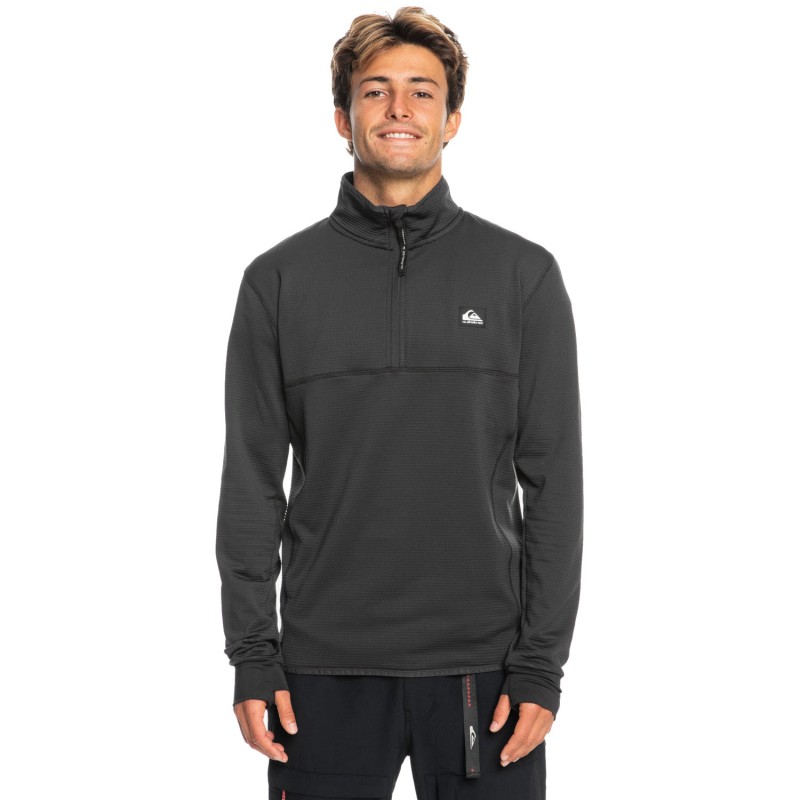 Quiksilver Steep Point - Men's Technical half-zip fleece - Phantom