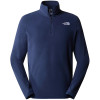 THE NORTH FACE Men's 100 Glacier 1/4 Zip Fleece - Summit Navy