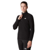 THE NORTH FACE Γυναικείο 100 Glacier 1/4 Zip Fleece - TNF Black
