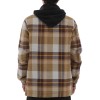 VOLCOM Insulated Riding Flannel - Men's insulated fleece jacket - Khakiest