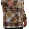 VOLCOM Insulated Riding Flannel - Men's insulated fleece jacket - Khakiest