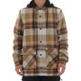 VOLCOM Insulated Riding Flannel - Men's insulated fleece jacket - Khakiest