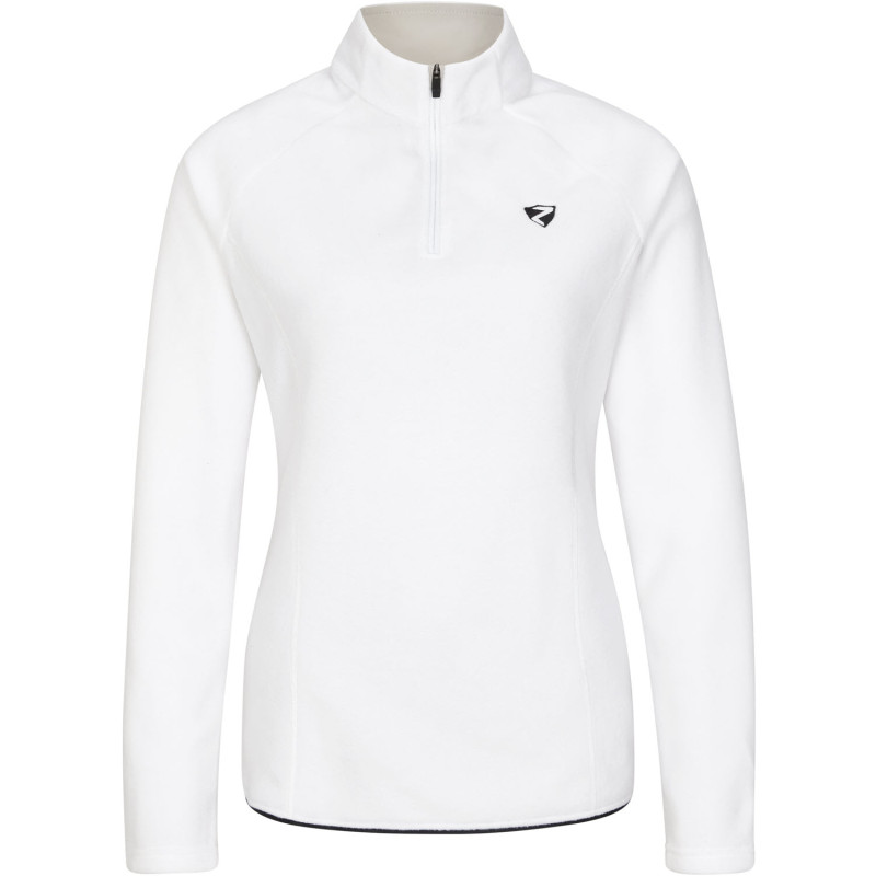 Ziener Jemila - Women's Half zip fleece Polartec® - White