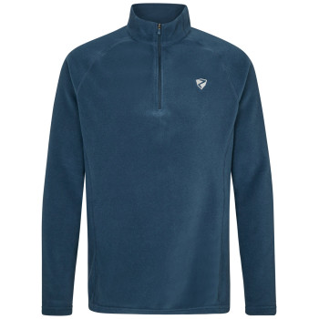 Ziener Jomar - Men's Half zip fleece midlayer - Hale Navy