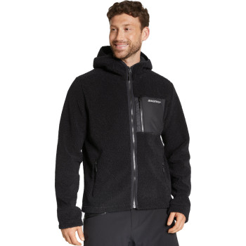 Ziener Juha Man - Zip Up Sherpa Fleece for Men's - Black
