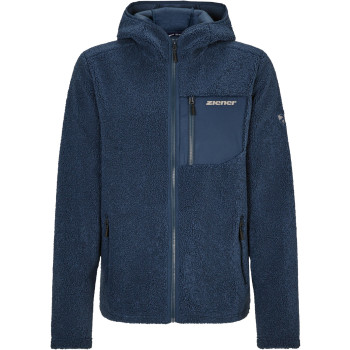 Ziener Juha Man - Zip Up Sherpa Fleece for Men's - Hale Navy