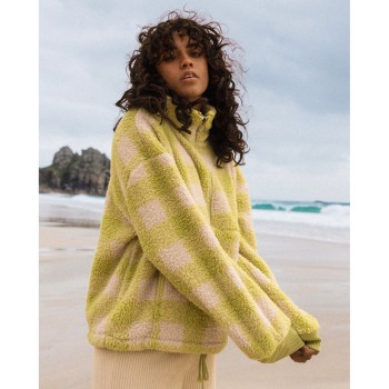 Billabong Time Off - Half-Zip Γυναικείο Fleece - Willow Billabong Time Off - Half-Zip Γυναικείο Fleece - Willow