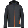 ICEPEAK Brimfield 2 - Men's softshell jacket - Black orange