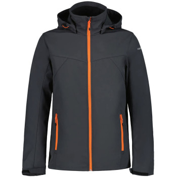 ICEPEAK Brimfield 2 - Men's softshell jacket - Black orange