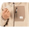 Quiksilver Clean Coasts FZ Solid - Ανδρική ζακέτα κουκούλα Sherpa fleece - Plaza Taupe