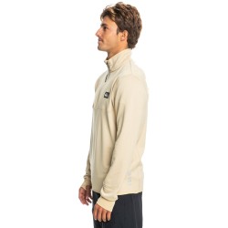 Quiksilver Steep Point - Ανδρικό τεχνικό 1/4 zip φλίς - Pale Khaki