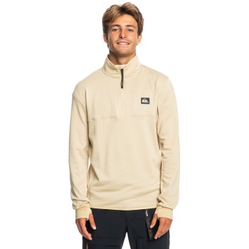 Quiksilver Steep Point - Ανδρικό τεχνικό 1/4 zip φλίς - Pale Khaki Quiksilver Steep Point - Ανδρικό τεχνικό 1/4 zip φλίς - Pale Khaki