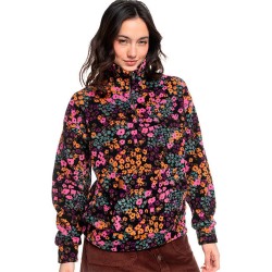 ROXY Live Out Loud - Γυναικείο Fleece - Anthracite Floral Daze