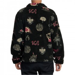 RVCA Groove - Ανδρικό Sherpa φλίς - Black