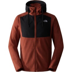 THE NORTH FACE Homesafe - Men's Full-Zip Fleece Hoodie - Brandy Brown/Tnf Black