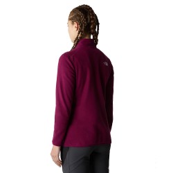 THE NORTH FACE Women's 100 Glacier Full Zip Fleece - Boysenberry 