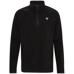 Ziener Jomar - Ανδρικό Half zip φλίς - Black