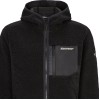 Ziener Juha Man - Ανδρική ζακέτα κουκούλα Sherpa fleece - Black