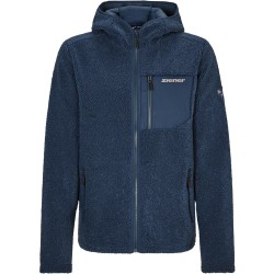 Ziener Juha Man - Ανδρική ζακέτα κουκούλα Sherpa fleece - Hale Navy