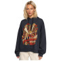 Billabong Keep Ridin - Oversized Hoodie for Women - Black Sands