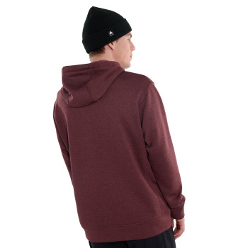Burton Oak Pullover Hoodie - Almandine Heather 