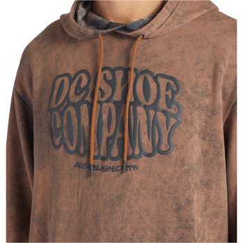 DC Contour Hoodie - Hoodie for Men - Bison Storm Wash