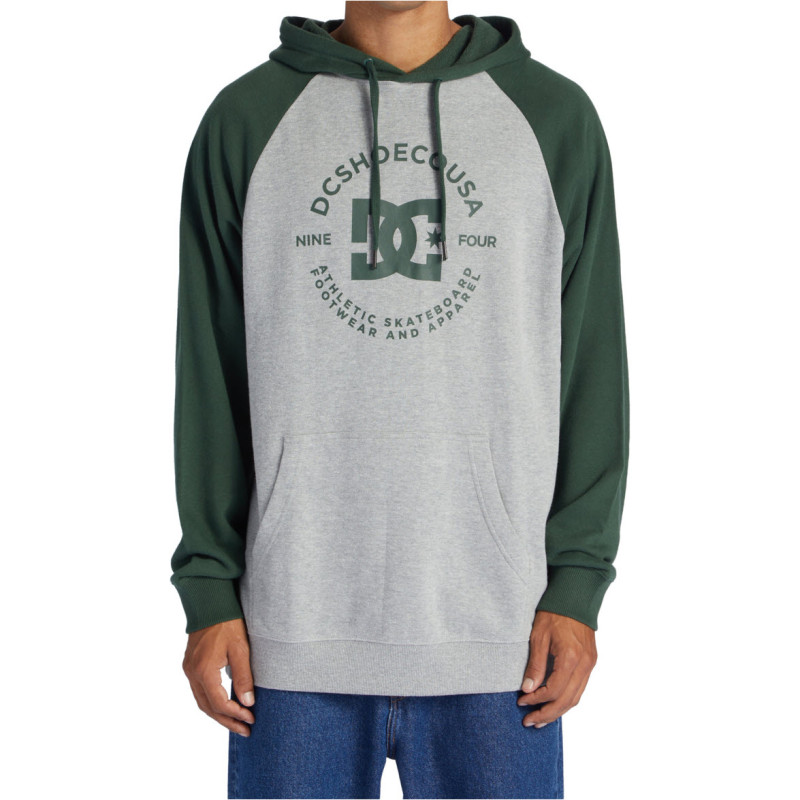 DC Star Pilot Hoodie - Hoodie for Men - Ηeather Grey/Sycamore
