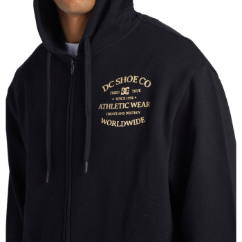 DC World Renowned - Zip Up Hoodie for Men - Black